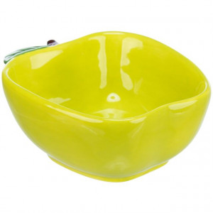 Castron Ceramic pentru Rozatoare, Forma Mar, 180 ml / 12 x 11 cm, Galben - Img 4