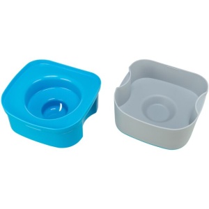 Castron pentru Calatorie, Strong, Plastic, 21 x 11 x 21 cm, Gri/Petrol - Img 7