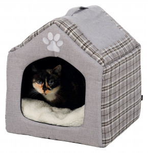 Casuta Iglu Silas 40x45x40 cm Gri/Crem 36352