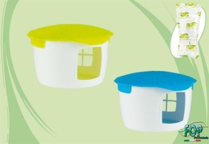 Casuta pentru Rozatoare, Plastic, 16 x 15 x 10 cm, Diverse Culori - Img 2