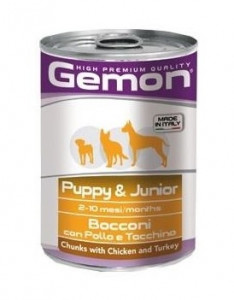Conserva Gemon Dog, Puppy, Pui, 415 g - Img 1