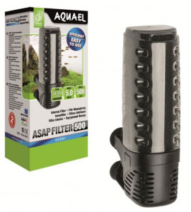 Filtru Intern Pentru Acvariu, ASAP 700l/h, 6.8W, Pana La 250l, Negru - Img 4