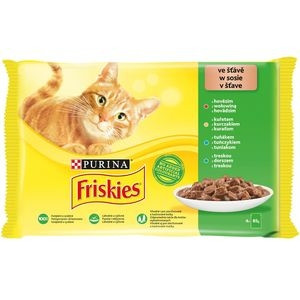 Friskies Multipack, Pui/Vita/Ton/Peste, 4 x 85 g