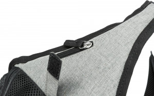 Geanta de Transport, Savina, Frontala, 30 x 33 x 26 cm, Pana la 10 kg, Negru/Gri - Img 11
