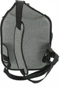 Geanta de Transport, Savina, Frontala, 30 x 33 x 26 cm, Pana la 10 kg, Negru/Gri - Img 14