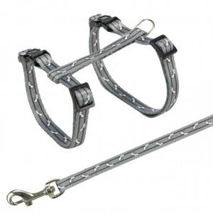 Ham si Lesa pentru Pisici, 27–45 cm/10 mm, Diverse Culori, Culoare Cu Model - Img 3