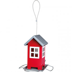 Hranitor Exterior, Suspendat, Metal, 1.000 ml/20 cm, Rosu