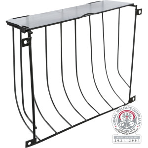 Hranitor Metalic pentru Rozatoare, cu Capac, 22 x 16 x 6 cm, Negru - Img 4