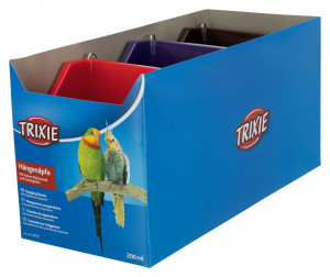 Hranitor Plastic pentru Pasari, 200 ml/11 x 9 cm, Diverse Culori - Img 2