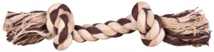 Jucarie Caini, Sfoara cu 2 Noduri, Multicolor, Dimensiune 22 cm - Img 2