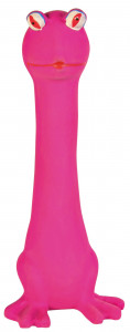 Jucarie Pentru Caini, Longie Crocodil, Latex, Cu Sunet, 18 cm, Verde - Img 2