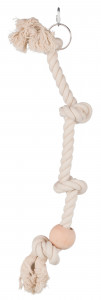 Jucarie Pentru Pasari, Sfoara Cu Noduri, 60 cm/23 mm