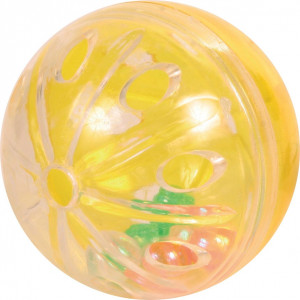 Jucarie Pentru Pisici, Set 4 X Mingi Plastic, Cu Zornaitoare, 4.5 cm - Img 3