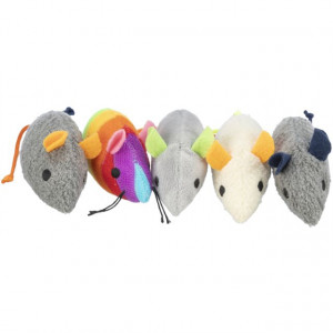 Jucarie Pentru Pisici, Soarece Plus, 7 cm, Diverse Culori