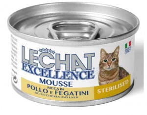 Lechat Excelence Mousse 85 g Steril, Pui/Ficat