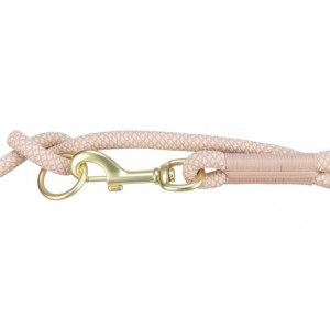 Lesa Coarda Soft, Reglabila, S-XL, 2.00 m/ø 10 mm, Diverse Culori, Culoare Roz/Roz Deschis - Img 3