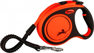 Lesa Flexi Banda Xtreme L 8M/55KG Portocaliu cu Negru