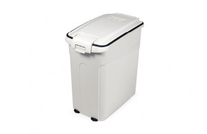 Recipient Pentru Hrana Uscata, Oto, 54 l / 40 x 24 x 55 cm, Diverse Culori: Alb - Gri, S10090300