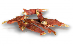 Recompense Pentru Caini, Pesti Inveliti Cu Carne De Rata, 250 g