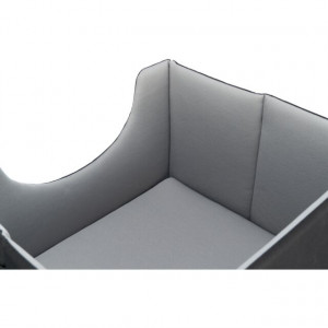 Scaun Auto, 45 x 28 x 40 cm, Negru/Gri, 13177 - Img 4