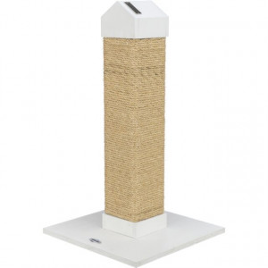 Stalp Sisal de Zgariat, Be Nordic Iben, 34 x 34 cm/ h: 60 cm, Alb