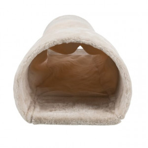 Tunel Plush pentru Rozatoare, 27 x 21 x 80 cm, Bej, 63102 - Img 3