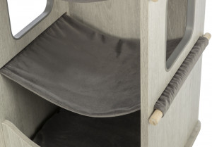 Ansamblu De Joaca Pentru Pisici, Adriano 78 × 118 × 38 cm, Gri, 44466 - Img 7
