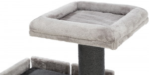 Ansamblu De Joaca Pentru Pisici, Arianna 52 × 112 × 40 cm, Gri, 44464 - Img 2