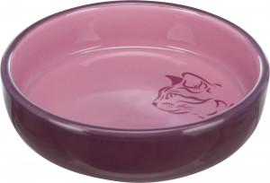 Castron Ceramic Pentru Pisici, 0.3 l/15 cm, Diverse Culori