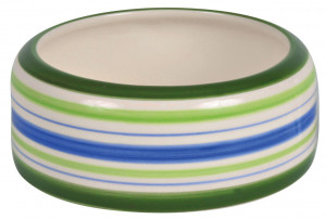 Castron Ceramic Pentru Porcusori de Guineea, 200 ml/11 cm, Multicolor/Crem