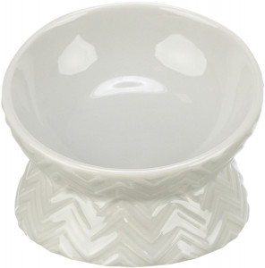 Castron Ceramic, Ridicat, Forma Ergonomica, 0.15 l/Ã¸ 13 cm, Taupe Deschis