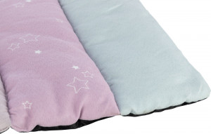 Covoras Junior Patchwork, 68 x 62 cm, Verde Menta/Lila Deschis/Roz - Img 3
