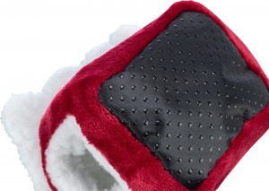 Culcus-Casuta Pentru Rozatoare, Xmas, 15 × 12 × 15 cm, Rosu/Alb, 92651 - Img 3