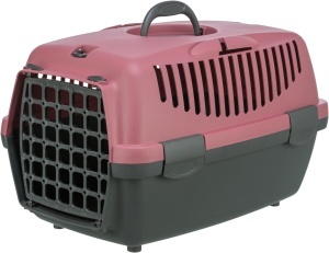 Cusca de Transport Capri 1, XS, 32 x 31 x 48 cm/Pana la 6 kg, Culoare Gri Inchis/Roz