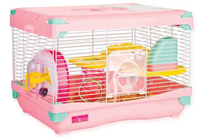 Cusca pentru Rozatoare cu accesorii, 36 x 27 x 25 cm, Albastru, K806