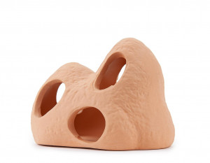 Decor Pentru Acvariu, Piatra Cu Gauri Din Ceramica, 11 cm - Img 4