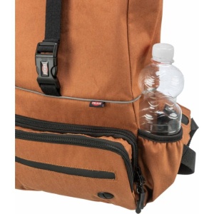 Geanta de Sold/Rucsac pentru Accesorii, Rolltop, 22 x 7/3 x 24/32,5 cm, Ruginiu - Img 5