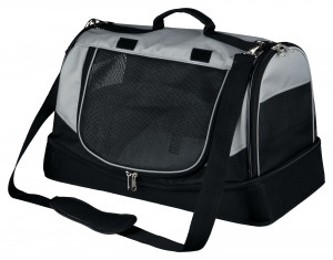 Geanta de Transport, Holly, 30 x 30 x 50 cm, Pana la 15 kg, Negru/Gri - Img 2