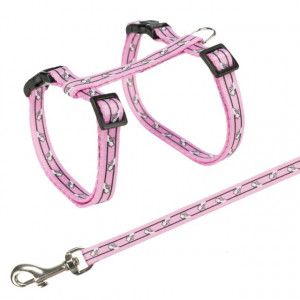Ham si Lesa pentru Pisici, 27–45 cm/10 mm, Diverse Culori, Culoare Cu Model