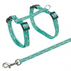 Ham si Lesa pentru Pisici, 27–45 cm/10 mm, Diverse Culori, Culoare Cu Model - Img 4
