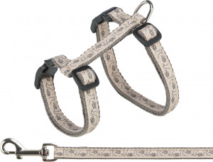 Ham Si Lesa Pentru Pisici, 27-45 cm/13 mm, 1.20 m, Gri/Bej