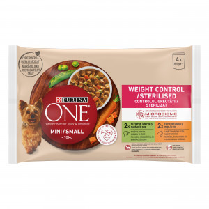 Hrana Umeda One Mini Steril, pentru Caini, Curcan / Pui, 4 x 85 g