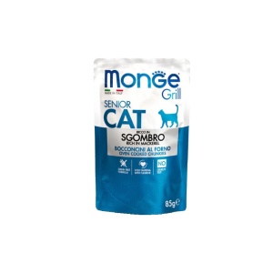 Hrana Umeda pentru Pisici, Grill, Senior cu Macrou, 85 g