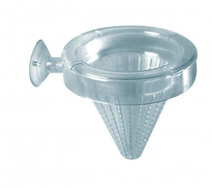 Hranitor din Plastic pentru Pesti, Transparent, 7 x 7 cm