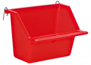Hranitor Plastic pentru Pasari, 200 ml/11 x 9 cm, Diverse Culori - Img 3