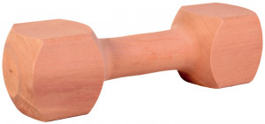 Jucarie de Aport pentru Caini, Gantera, Lemn, 23 cm/400 g 3223