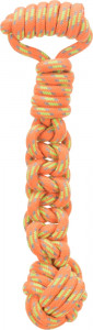 Jucarie Pentru Caini, Sfoara Cu Minge Nod, 8/38 cm, Diverse Culori - Img 3