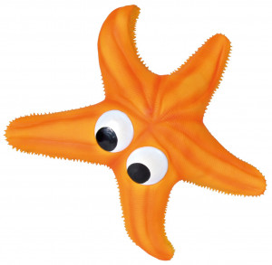 Jucarie Pentru Caini, Stea de Mare, Latex, Cu Sunet, 23 cm