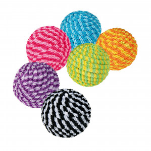 Jucarie Pentru Pisici, Minge Spirala, 4.5 cm, Diverse Culori