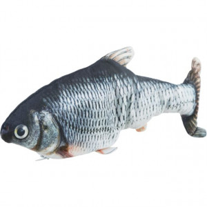 Jucarie Pentru Pisici, Pestele Wiggly, Plus, Miscator, 30 cm